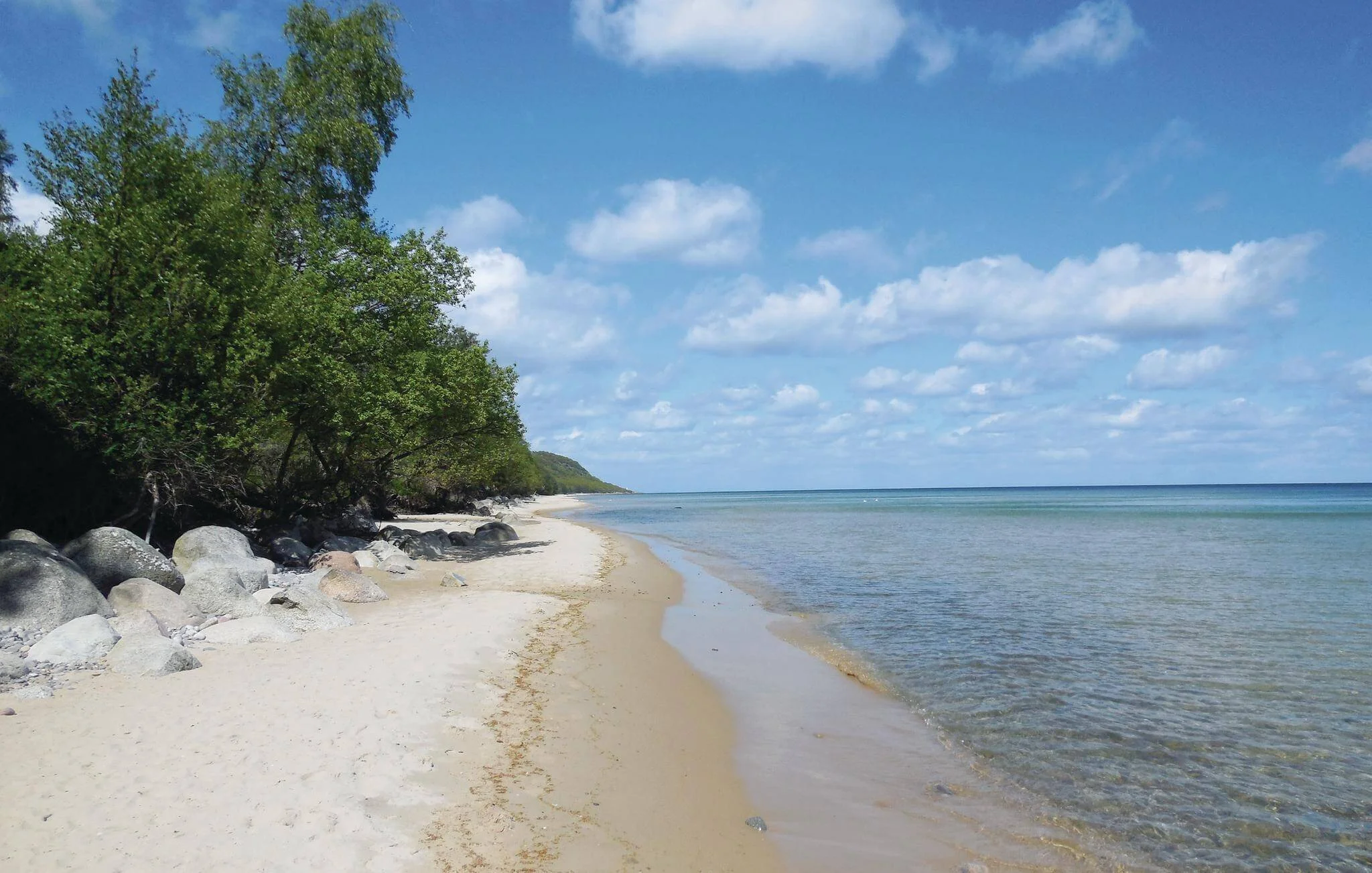 Rorum beach, Suède