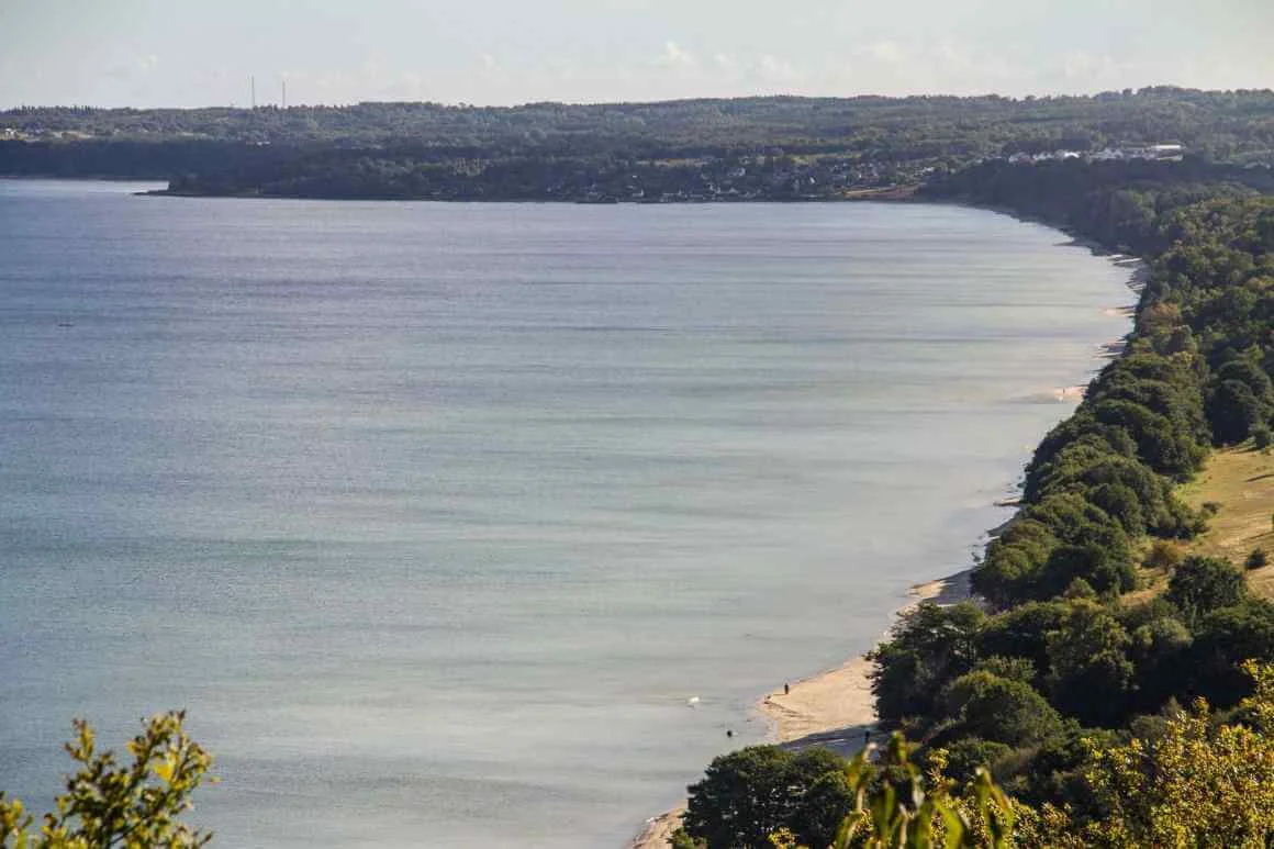 Rorum beach, Suède
