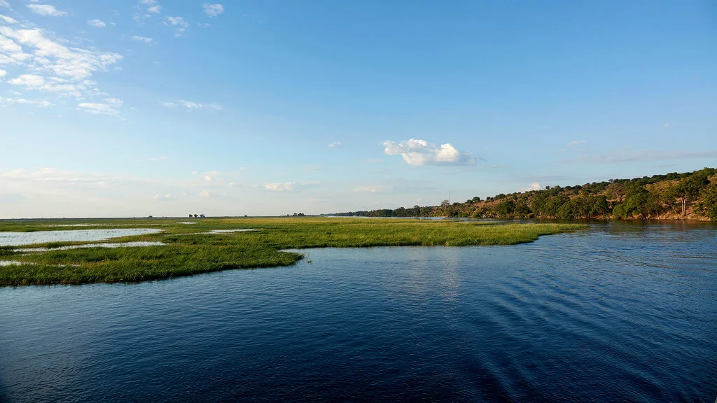Kwando River, Namibie, Namibie, Botswana, Botswana