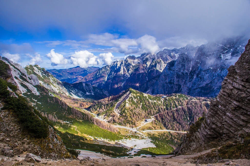 Col de Vrsic, Slovénie