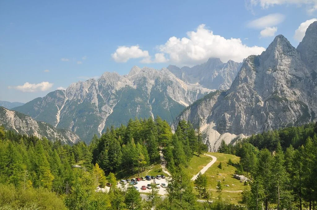 Col de Vrsic, Slovénie