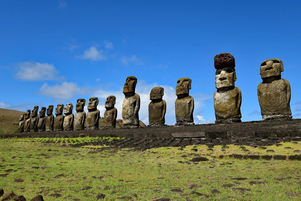 Ahu Tongariki, Chili, Île de Pâques