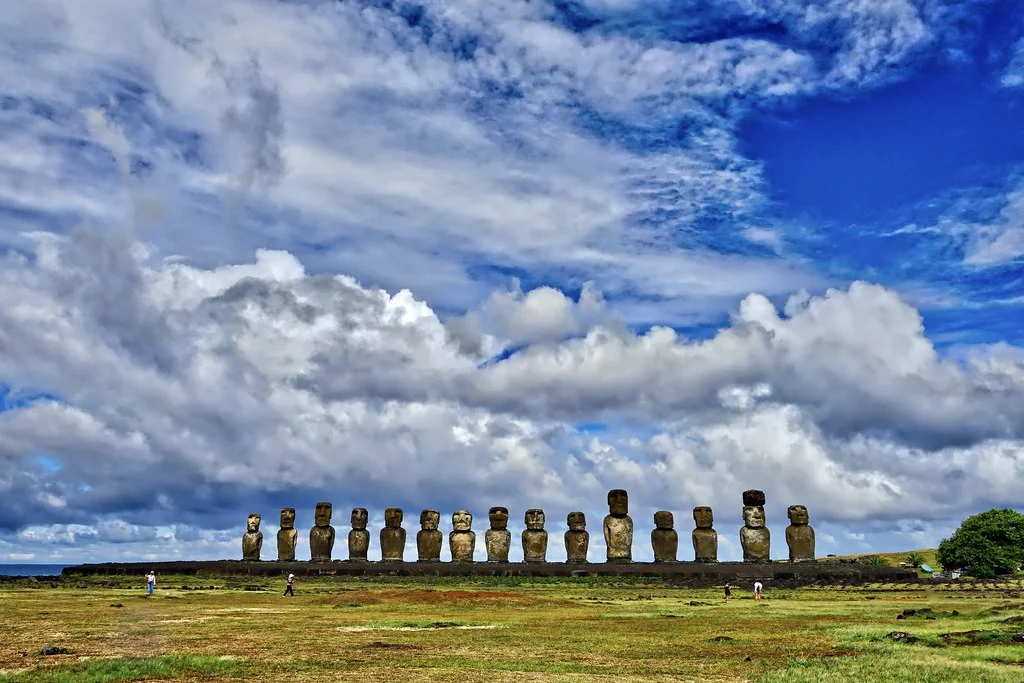 Ahu Tongariki, Chili, Île de Pâques