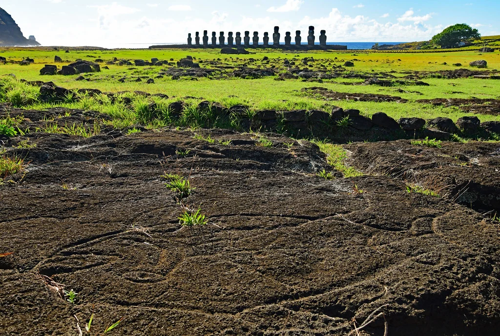 Ahu Tongariki, Chili, Île de Pâques