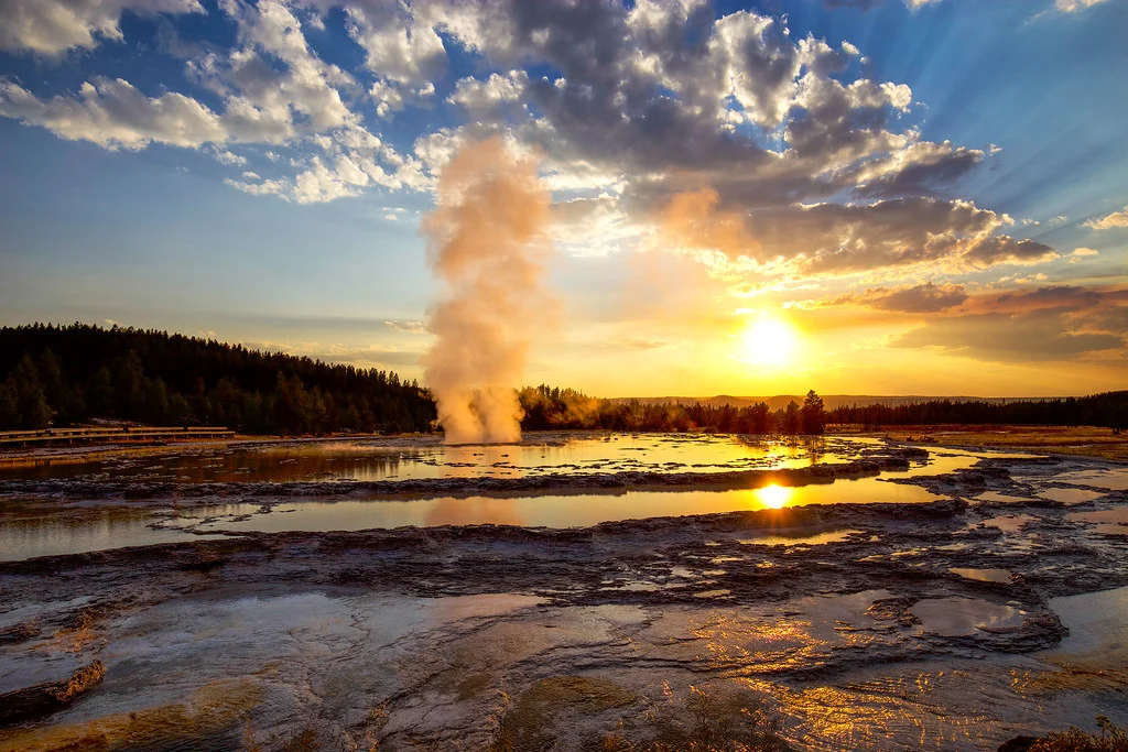 Great Fountain Geyser, États-Unis