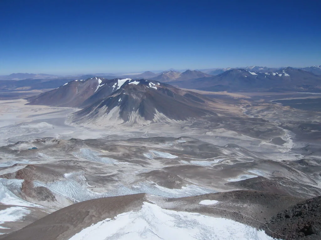 Nevado Ojos Del Salado, Argentine, Chili
