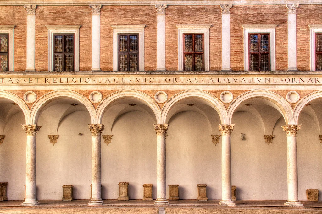 Palais ducal d'Urbin, Italie