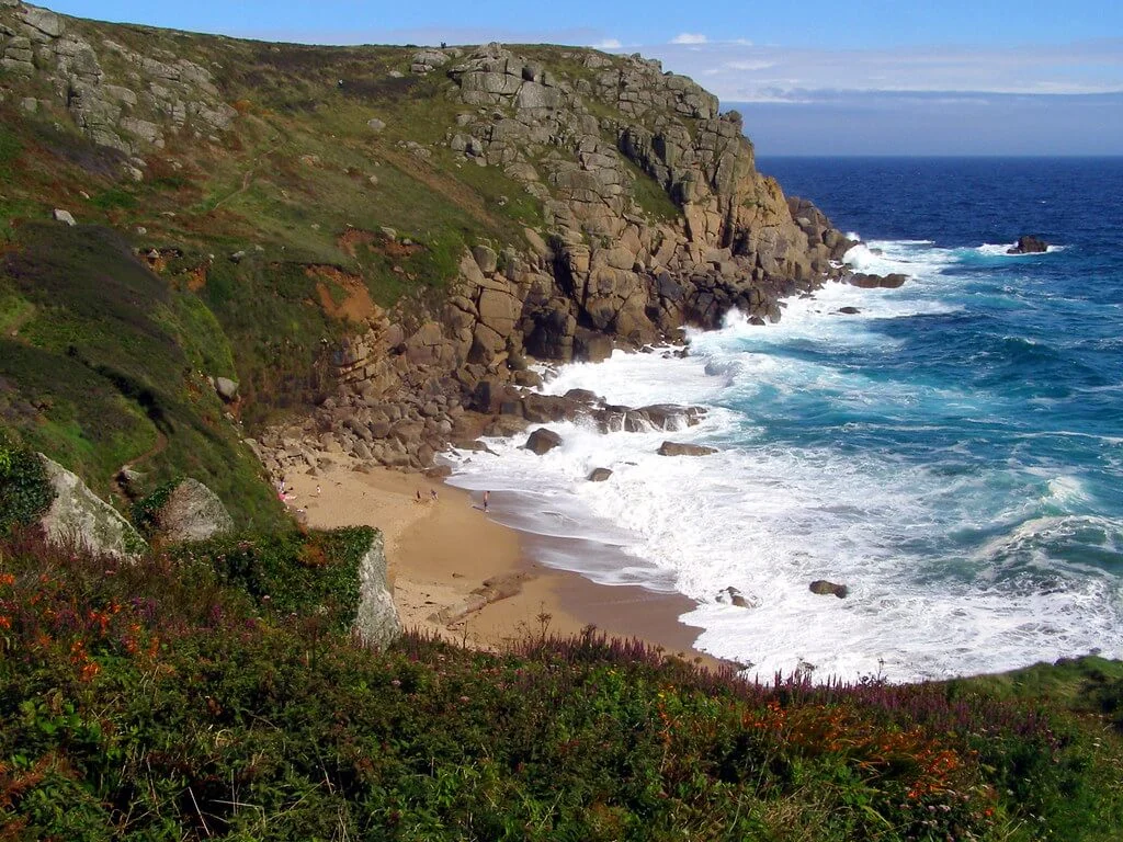 Porthgwarra Beach, Angleterre