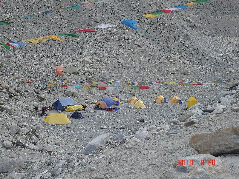 Camp de base de l'Everest (Tibet), Chine