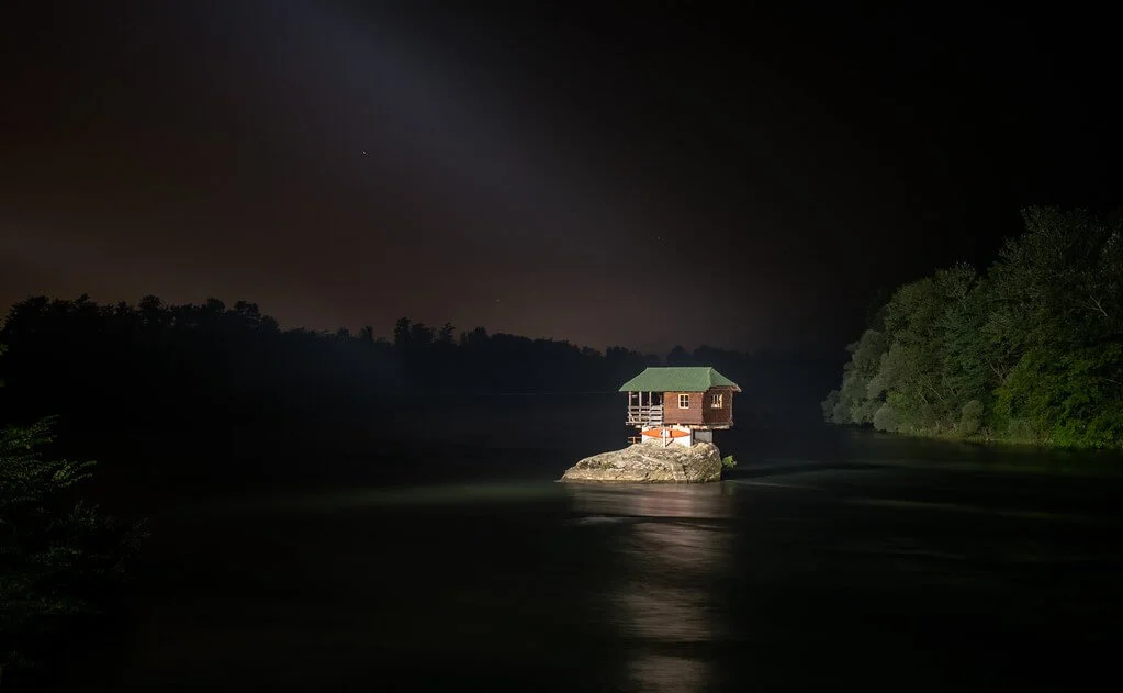 Drina river house, Serbie