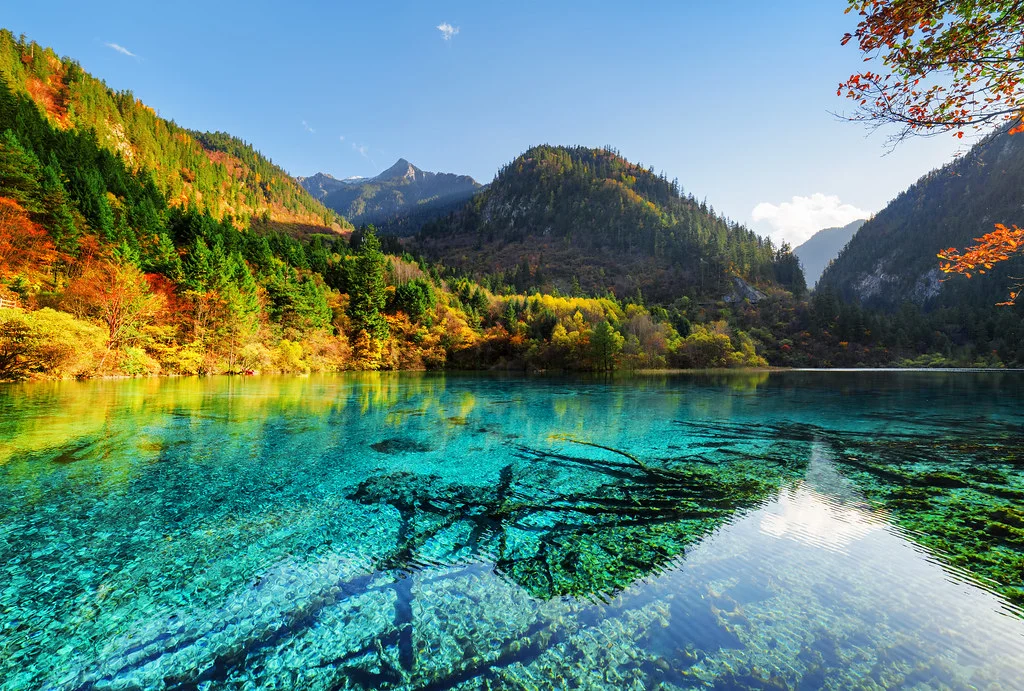 Lac des cinq fleurs, Chine