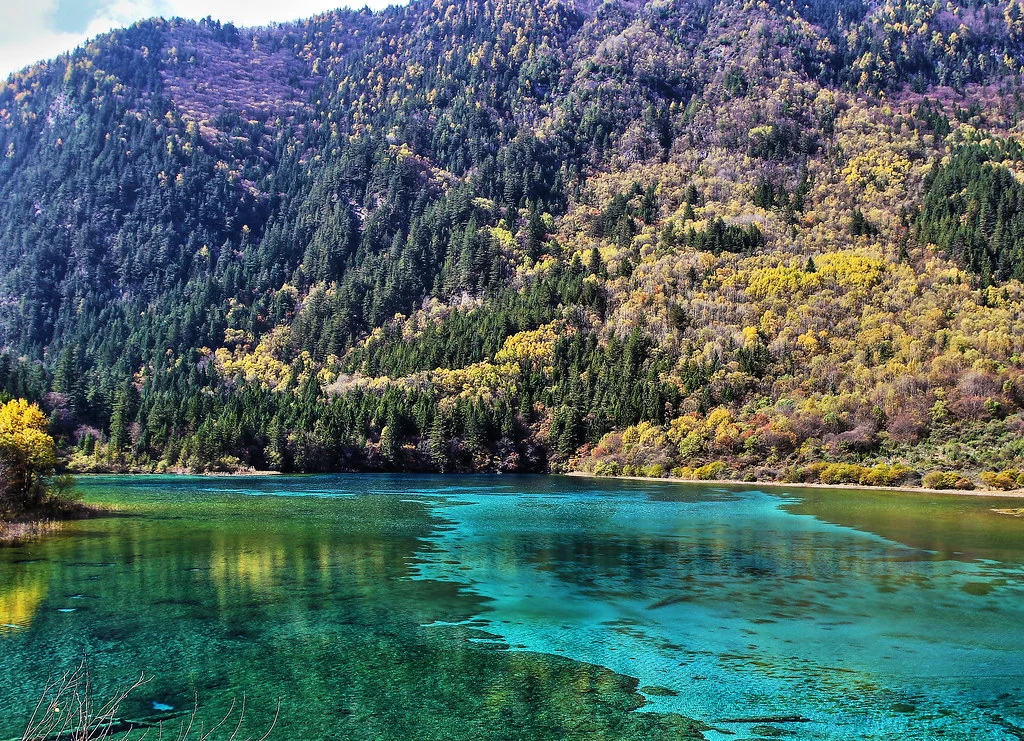 Lac des cinq fleurs, Chine