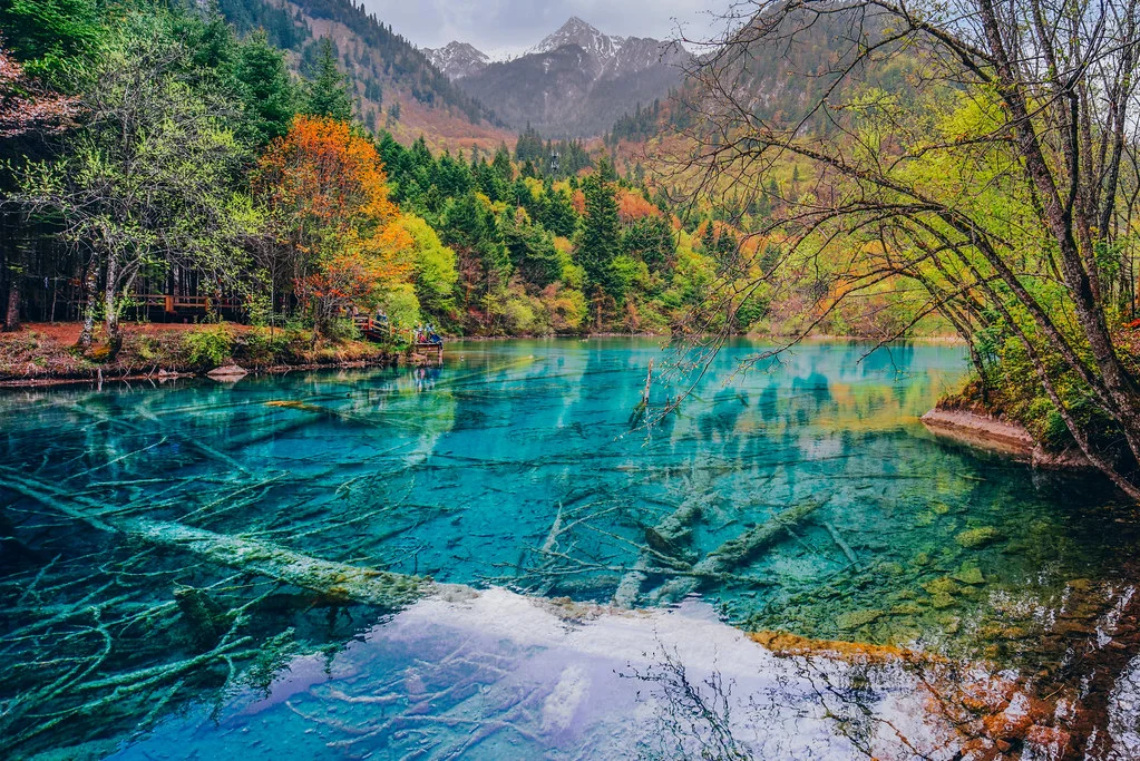 Lac des cinq fleurs, Chine