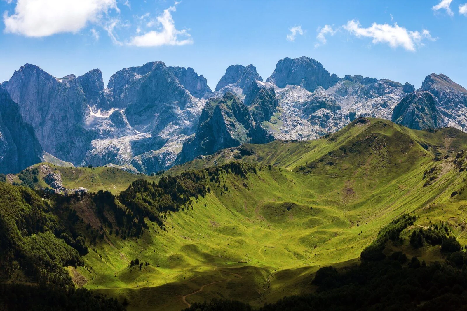 Prokletije, Monténégro, Albanie, Albanie