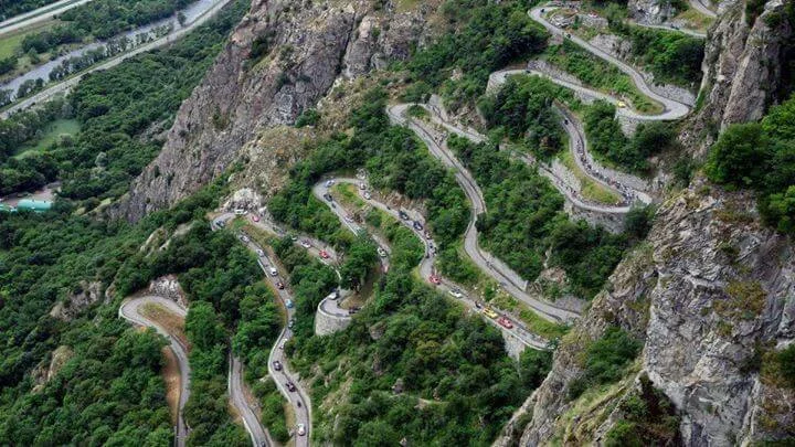 Lacets de Montvernier, France