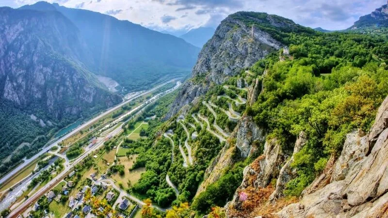 Lacets de Montvernier, France