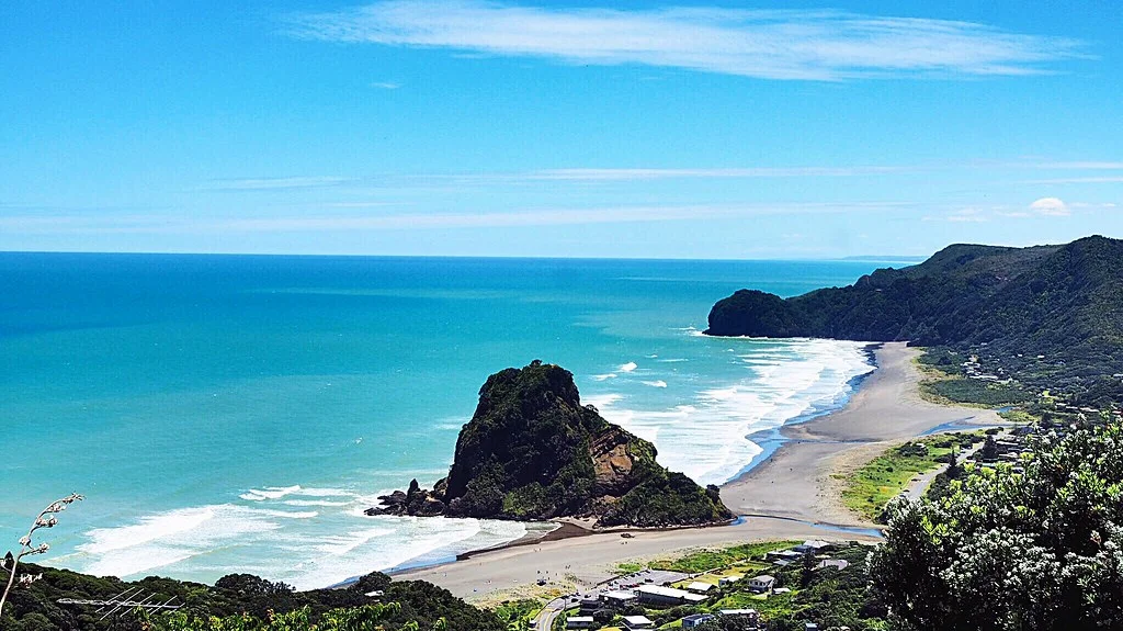 Plage de Piha, Nouvelle-Zélande