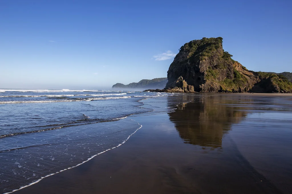 Plage de Piha, Nouvelle-Zélande