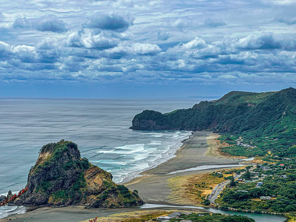 Plage de Piha, Nouvelle-Zélande