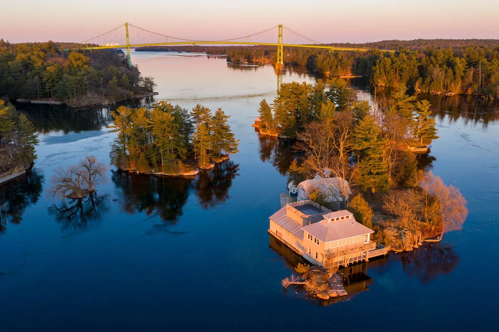 Archipel des Mille-Îles, Canada, États-Unis