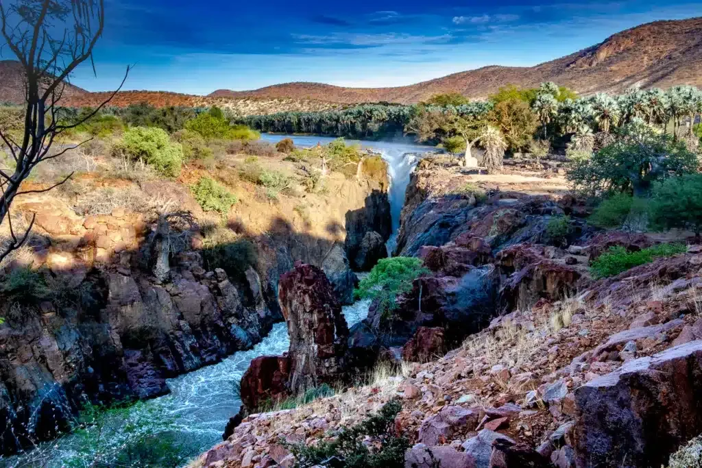 Chutes Epupa, Namibie, Angola