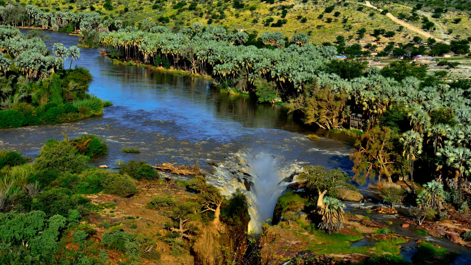 Chutes Epupa, Namibie, Angola