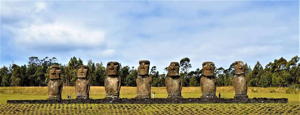Ahu Akivi, Chili, Île de Pâques