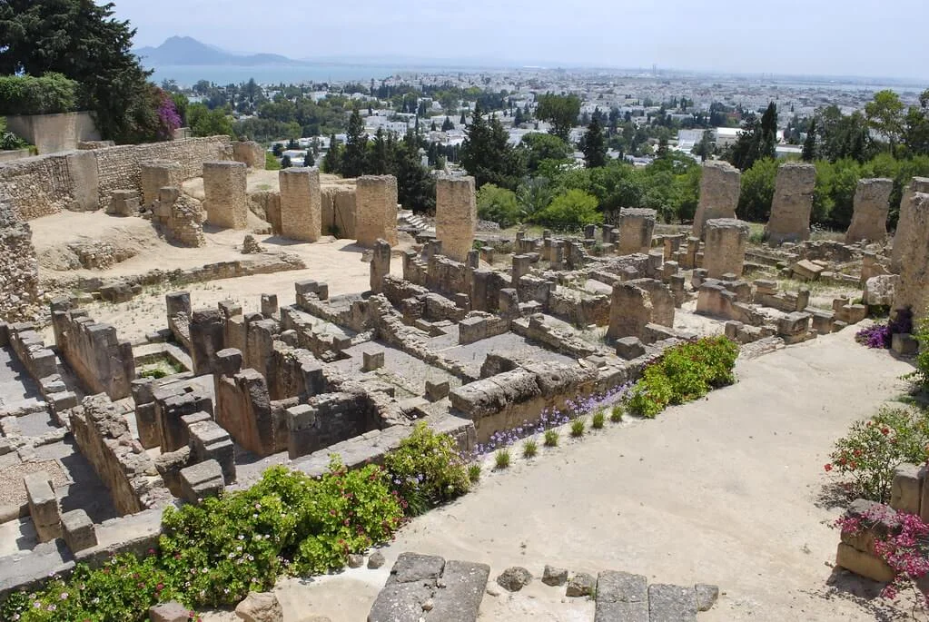Site archéologique de Carthage, Tunisie
