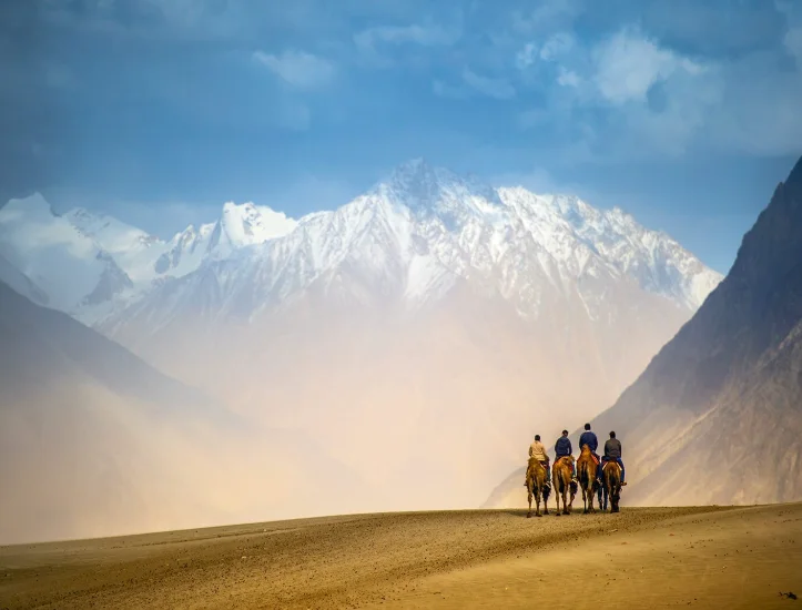 Hunder Sand Dunes, Inde