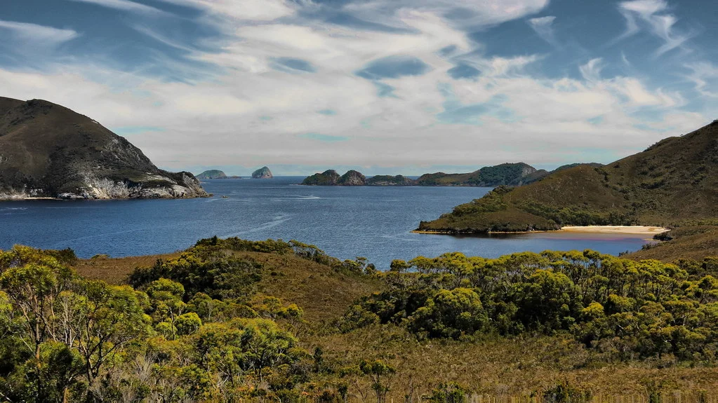 Bathurst Harbour, Australie, Tasmanie