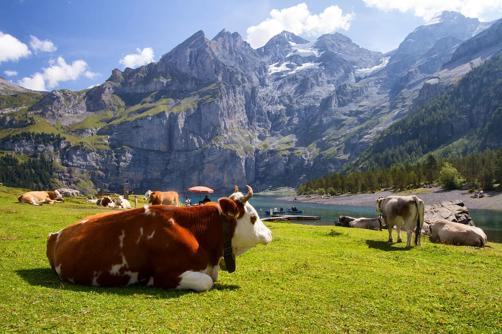 Lac d'Oeschinen, Suisse