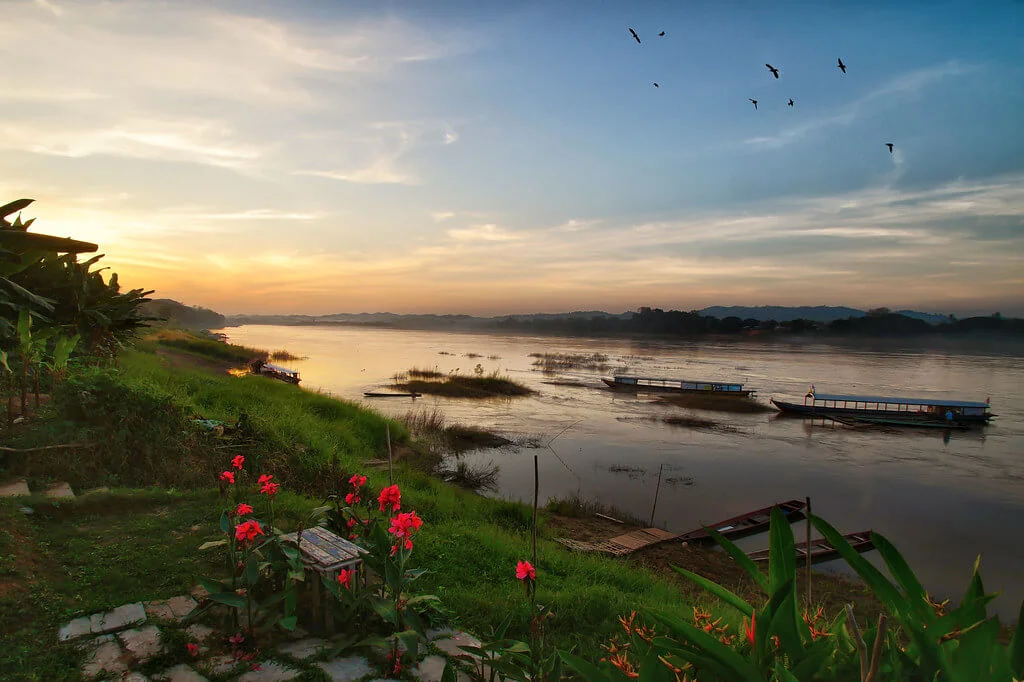 Mékong, Laos, Chine, Chine, Laos, Laos, Thaïlande, Laos, Cambodge, Vietnam