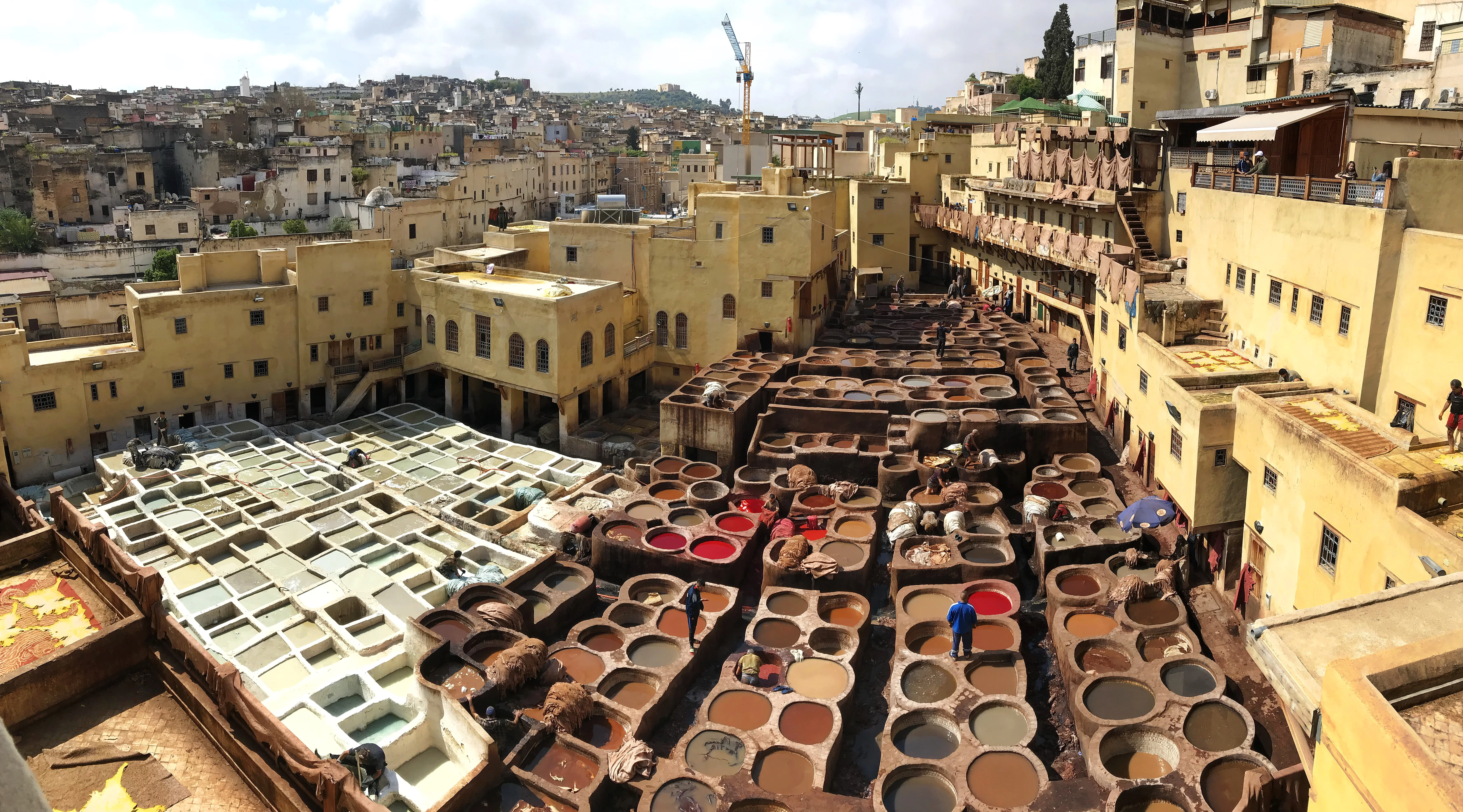 Tannerie Chouara, Maroc