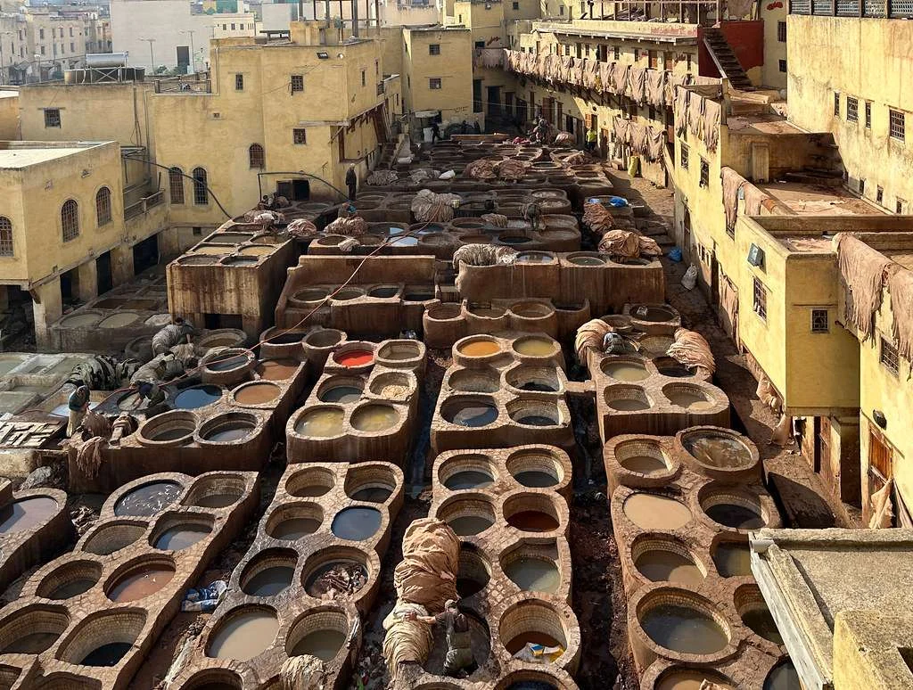 Tannerie Chouara, Maroc