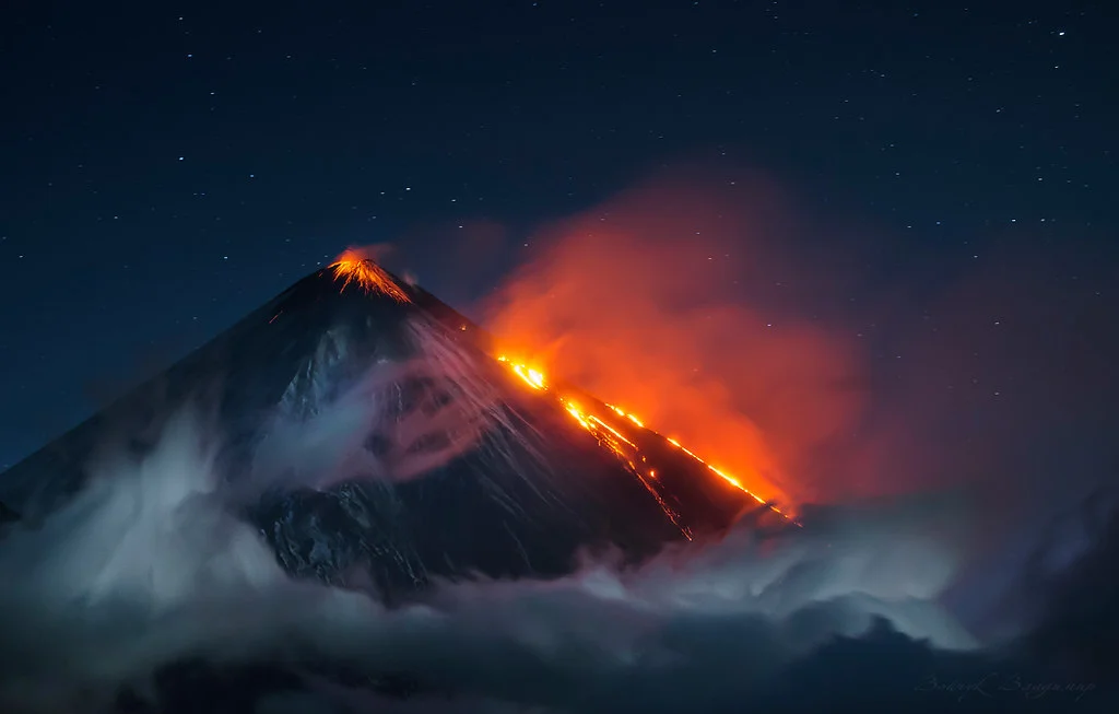 Groupe volcanique du Klioutchevskoï, Russie