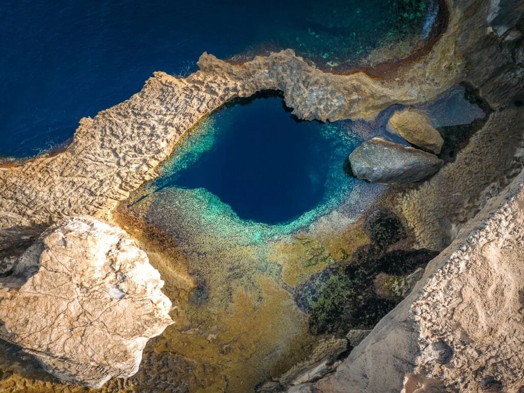 Blue Hole (Malte), Malte