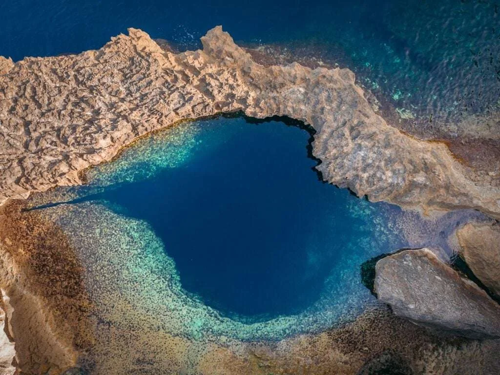 Blue Hole (Malte), Malte