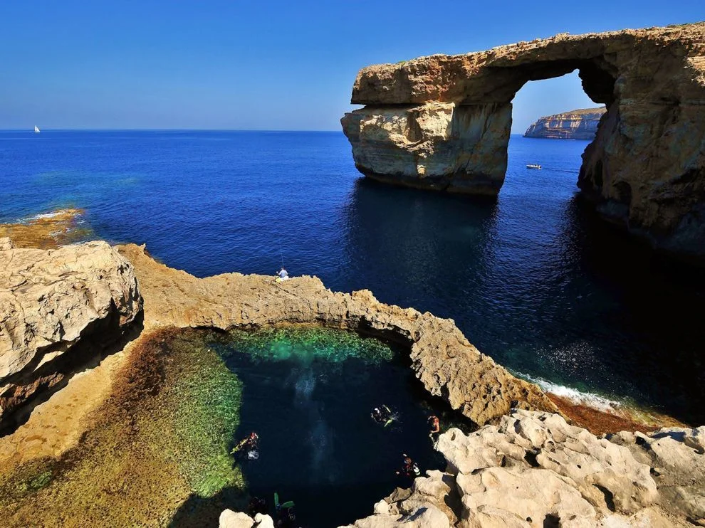 Blue Hole (Malte), Malte