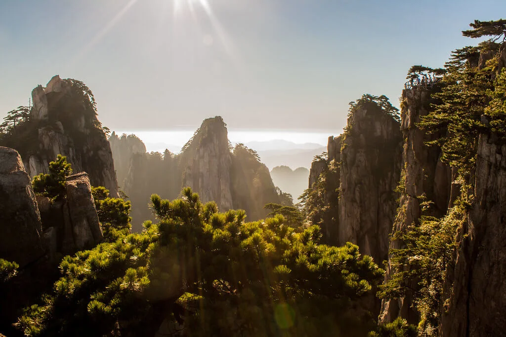 Monts Huang, Chine
