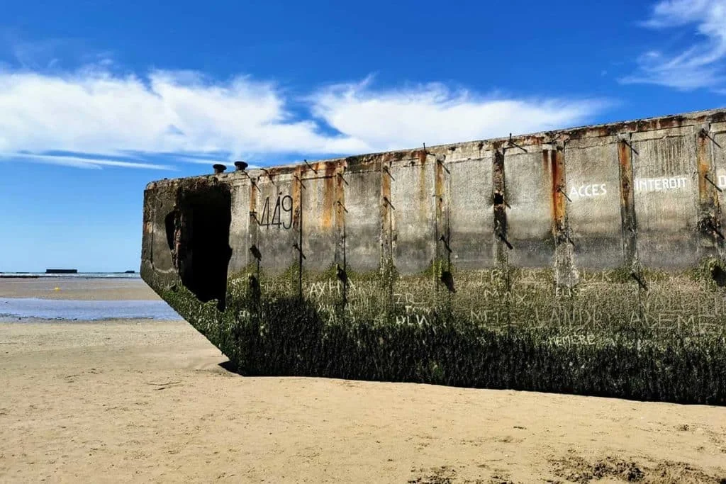 Plages du débarquement allié en Normandie, France
