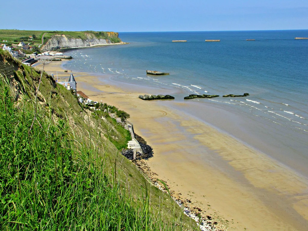 Plages du débarquement allié en Normandie, France