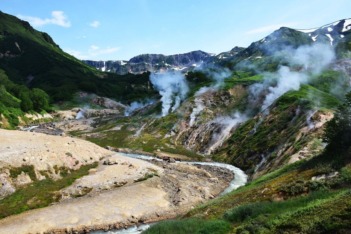 Vallée des geysers, Russie
