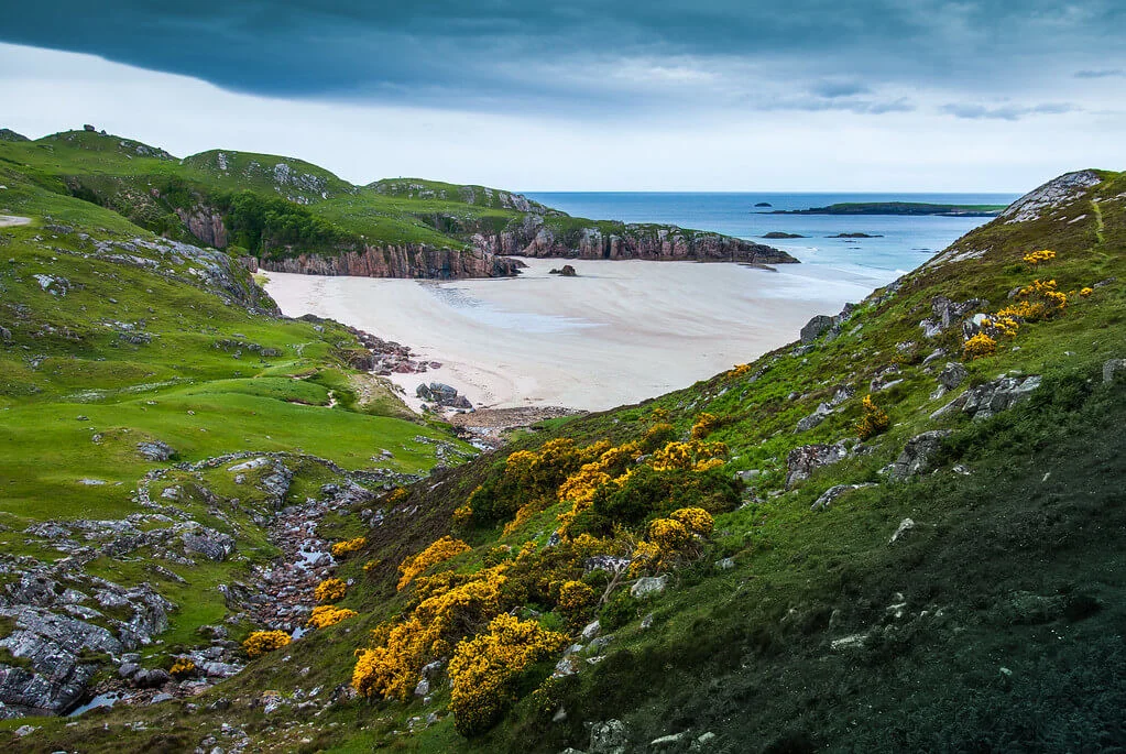 Ceannabeinne Beach, Écosse
