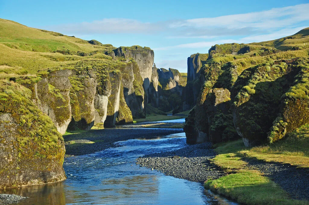 Fjadrargljufur, Islande