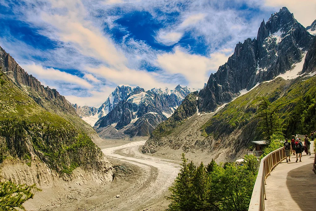 Glacier de Leschaux, Italie