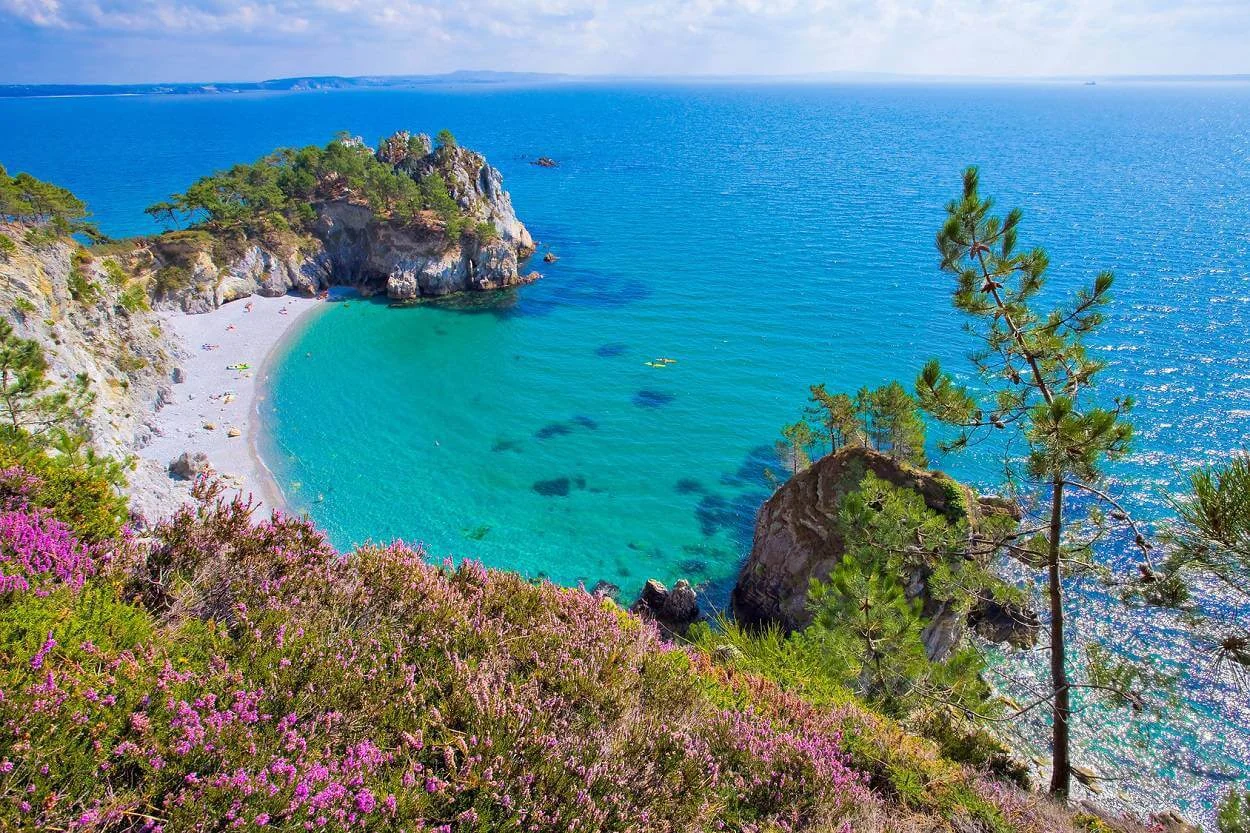 Plage de l'île Vierge, France