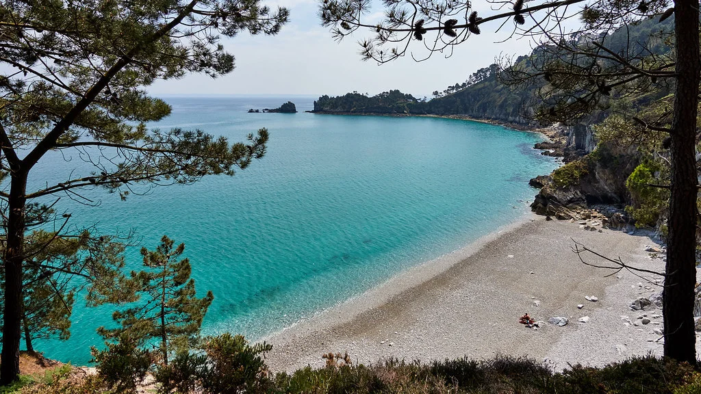 Plage de l'île Vierge, France