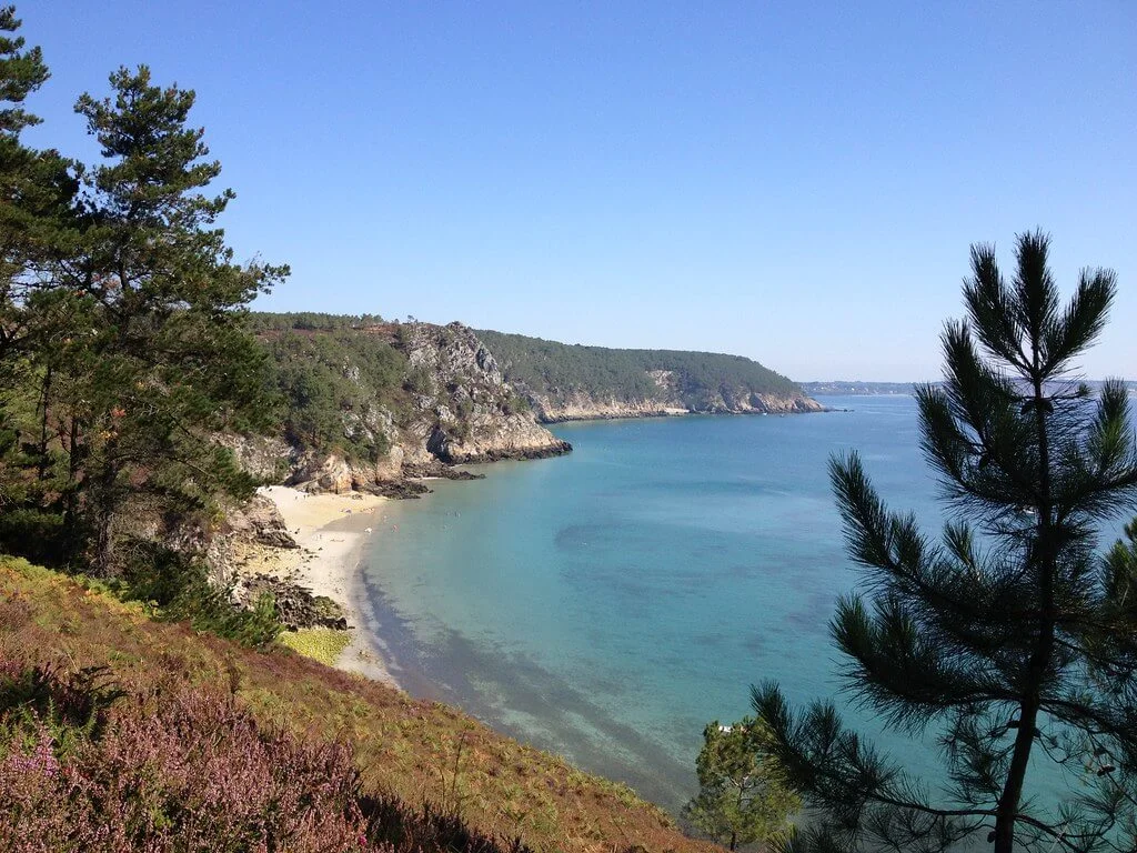 Plage de l'île Vierge, France