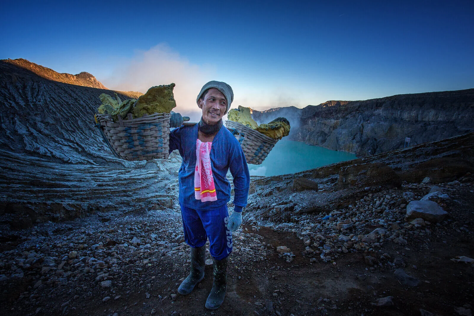 Kawah Ijen, Indonésie