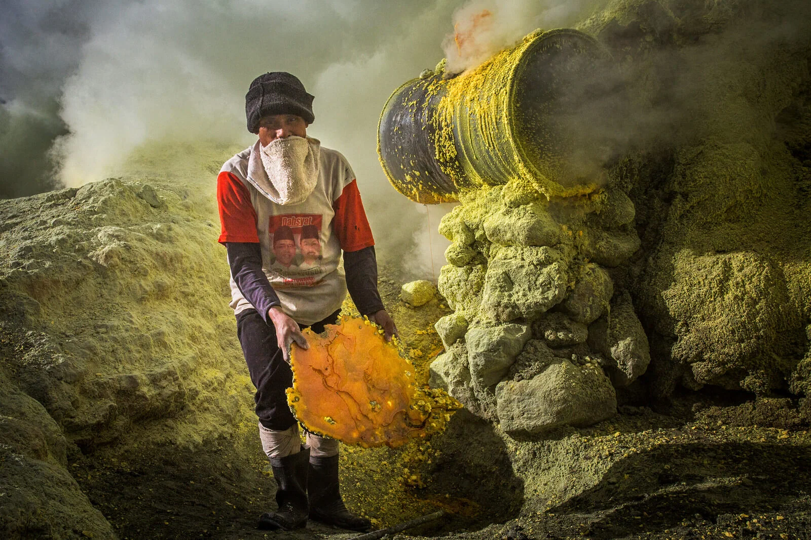 Kawah Ijen, Indonésie